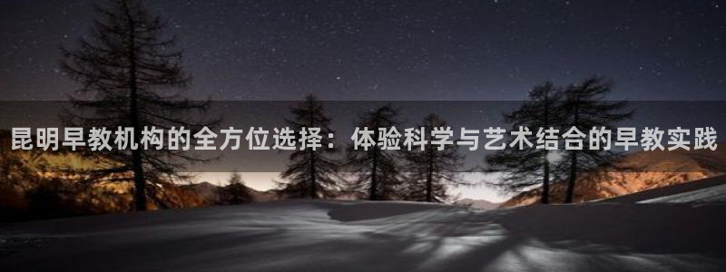 威九国际官网登录入口下载：昆明早教机构的全方位选择：体验科学与艺术结合的早教实践