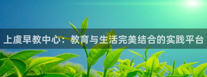 威九国际游戏网站:上虞早教中心:教育与生活完美结合的实践平台