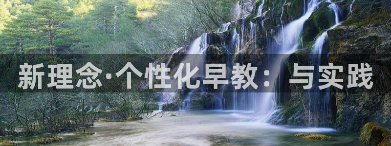 威九国际网站经常打不开怎么办:新理念·个性化早教:与实践