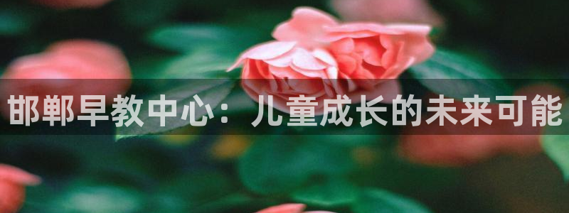 威九国际空降：邯郸早教中心：儿童成长的未来可能