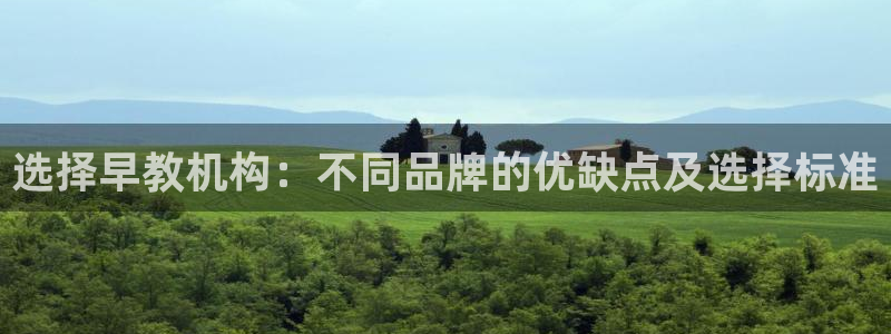 威九国际网站进入产品分类：选择早教机构：不同品牌的优缺点及选择标准