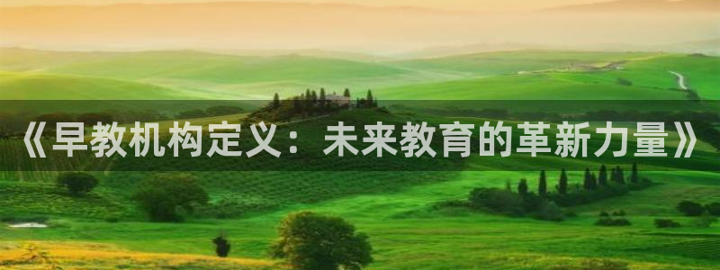 威九国际网站入口官网免费下载：《早教机构定义：未来教育的革新力量》