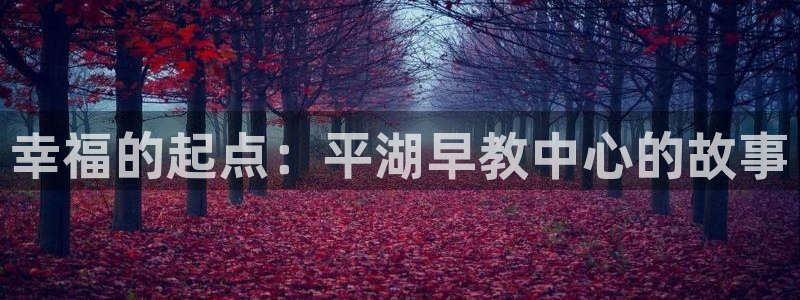 威九国际app入口官网：幸福的起点：平湖早教中心的故事