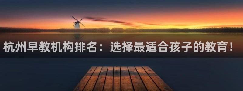 威九国际X8：杭州早教机构排名：选择最适合孩子的教育！