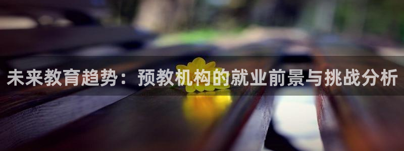 威九国际top：未来教育趋势：预教机构的就业前景与挑战分析