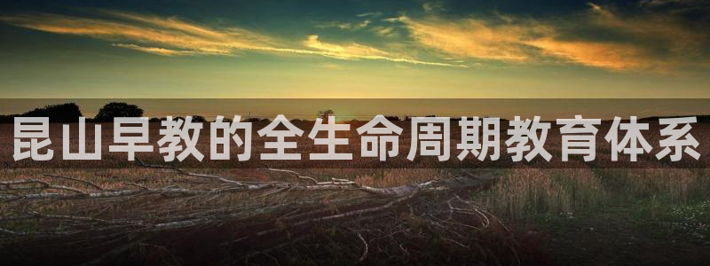 威九国际空降视频：昆山早教的全生命周期教育体系