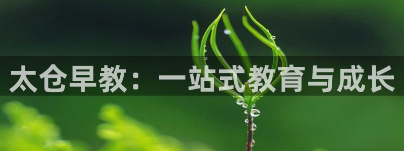 威九国际78mB官网版：太仓早教：一站式教育与成长