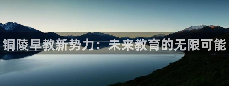 威九国际网站客服电话多少号：铜陵早教新势力：未来教育的无限可能